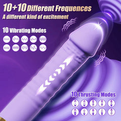 Cole | 9.4" × 1.5" Thrusting Sex Machine with 10 Speeds, G-Spot Stimulation & Suction Base