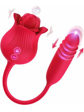 Garnet | 15.35" Tongue Vibrator with G-Spot Thrusting, Clitoral Licking & Nipple Play