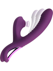 Silas | 4.92" × 1.38" Suction Vibrator with Come-Hither G-Spot Stimulation & Clitoral Suction