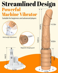 Blake | 7.09" × 1.57" Thrusting Sex Machine with Rapid Mode, G-Spot & Suction Base