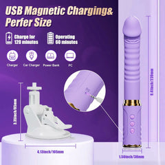 Cole | 9.4" × 1.5" Thrusting Sex Machine with 10 Speeds, G-Spot Stimulation & Suction Base