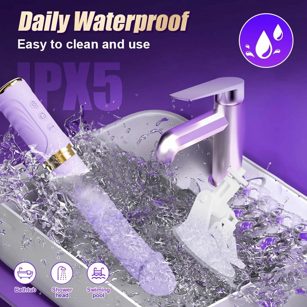 Cole | 9.4" × 1.5" Thrusting Sex Machine with 10 Speeds, G-Spot Stimulation & Suction Base