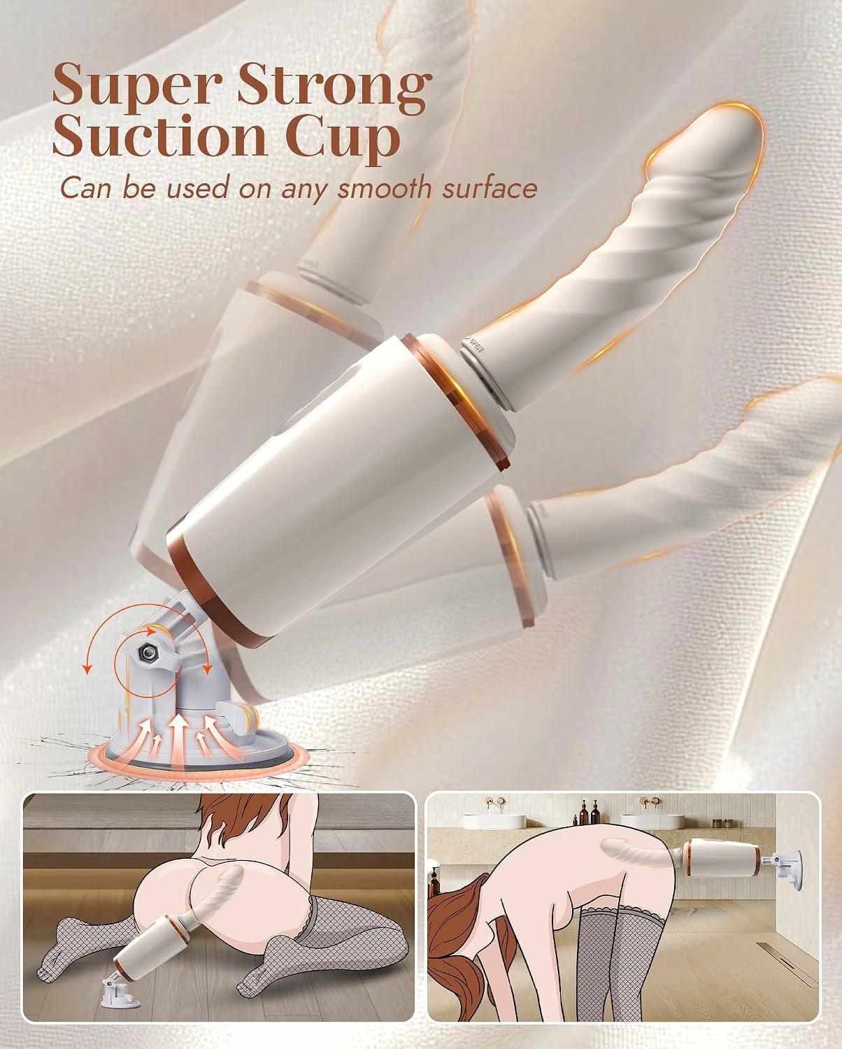 Dean | Thrusting Sex Machine with Two Heads, Heating, G-Spot & Remote Control