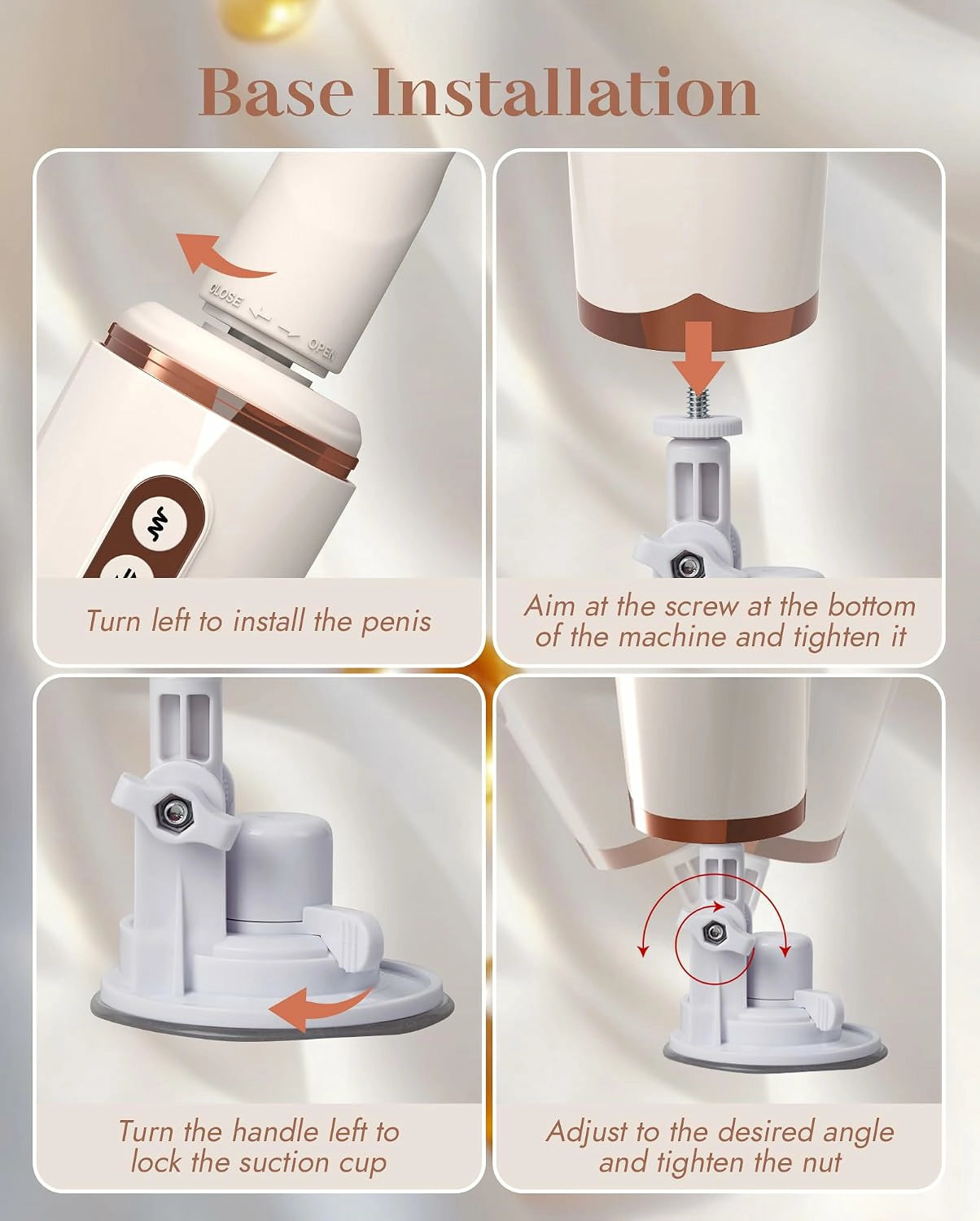 Dean | Thrusting Sex Machine with Two Heads, Heating, G-Spot & Remote Control
