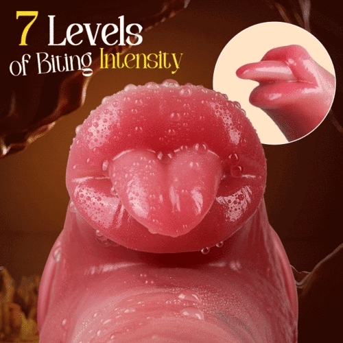 Felix | 10.43" × 1.77" Lifelike Thrusting Dildo with Licking Tongue and Vibration
