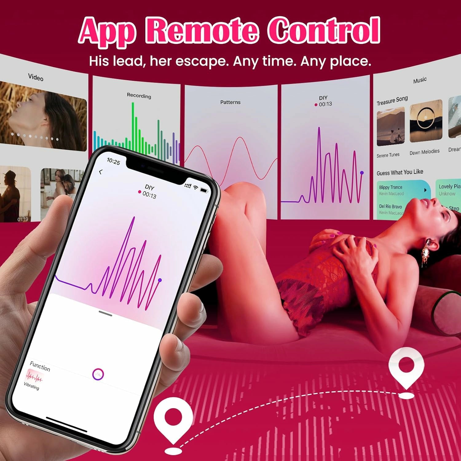 Ivy | Wearable Riding Vibrator with G-Spot Thrusting, Licking & App and Remote Control
