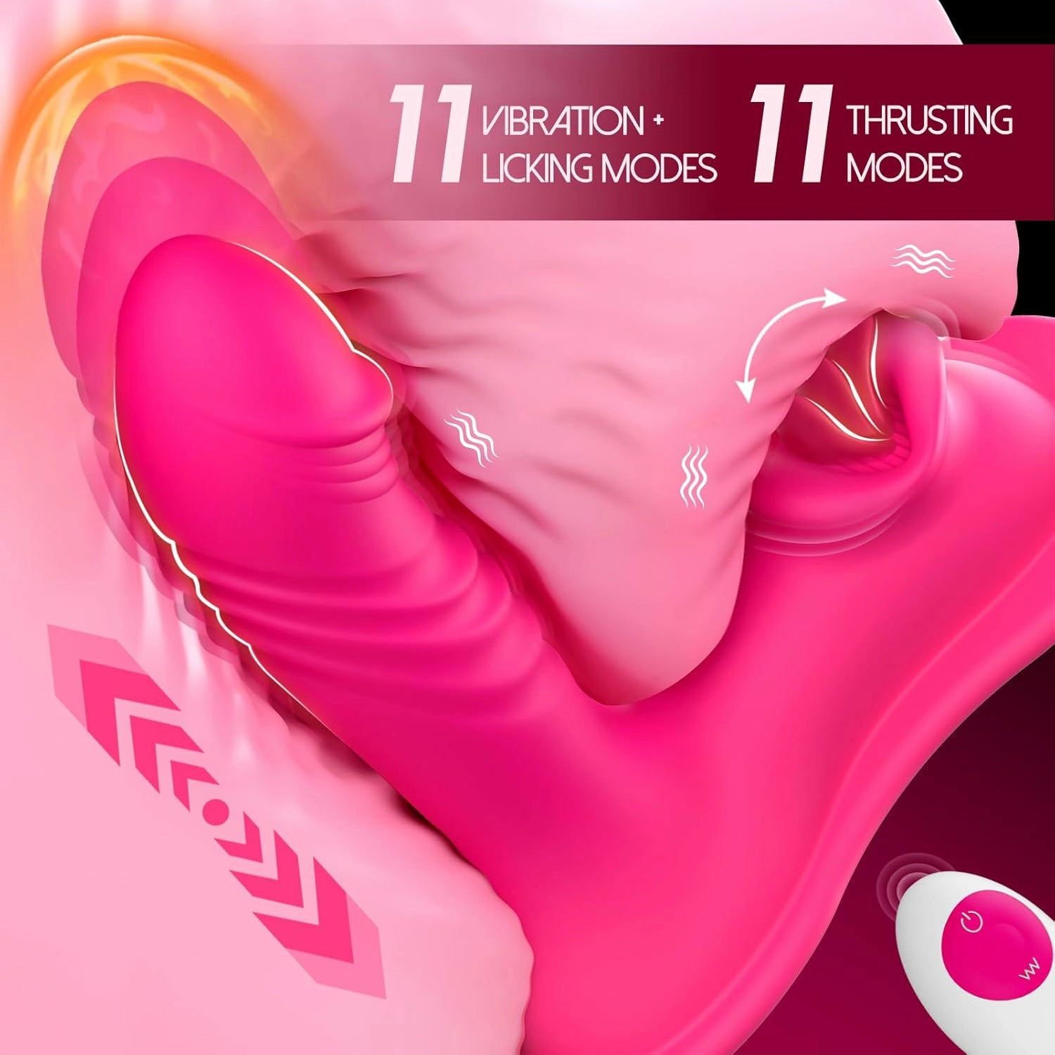 Ivy | Wearable Riding Vibrator with G-Spot Thrusting, Licking & App and Remote Control