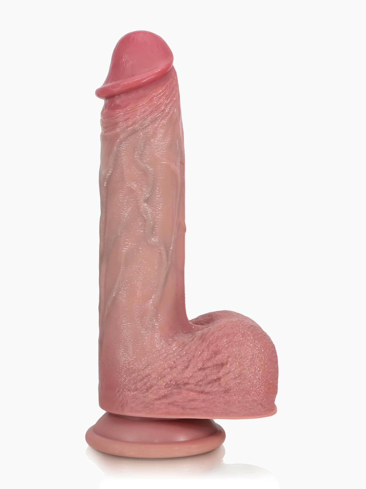 Jared | 8.8" × 1.8" Pulse Thrusting Vibrating Dildo with Smooth Shaft & Heating