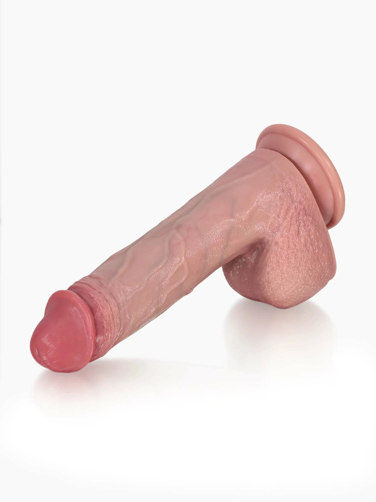 Jared | 8.8" × 1.8" Pulse Thrusting Vibrating Dildo with Smooth Shaft & Heating