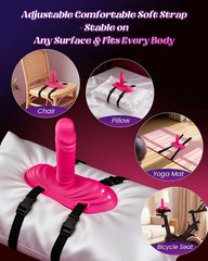 Juno | 5.4" Wearable Thrusting Dildo with G-Spot, Clitoral & Anal Stimulation and Remote Control