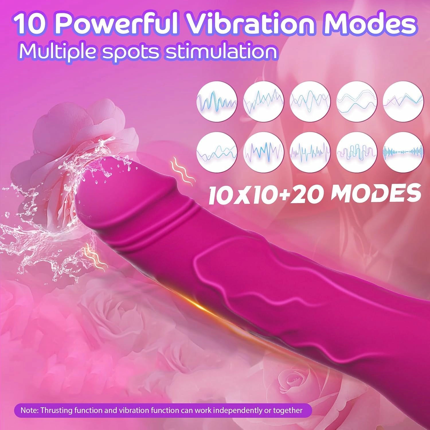 Finn | Thrusting Vibrator with Fast Deep Strokes, Realistic Feel & G-Spot Stimulation