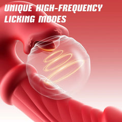 Reid | Tongue Vibrator with G-Spot Thrusting, Sliding-Ring & Clitoral Licking