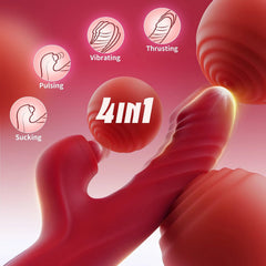 Ryder | Rabbit Vibrator with G-Spot Thrusting, Clitoral Suction & App Control