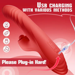 Ryder | Rabbit Vibrator with G-Spot Thrusting, Clitoral Suction & App Control