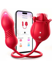 Rosie | Tongue Vibrator with Deep Thrusting, Clitoral Licking & App Control