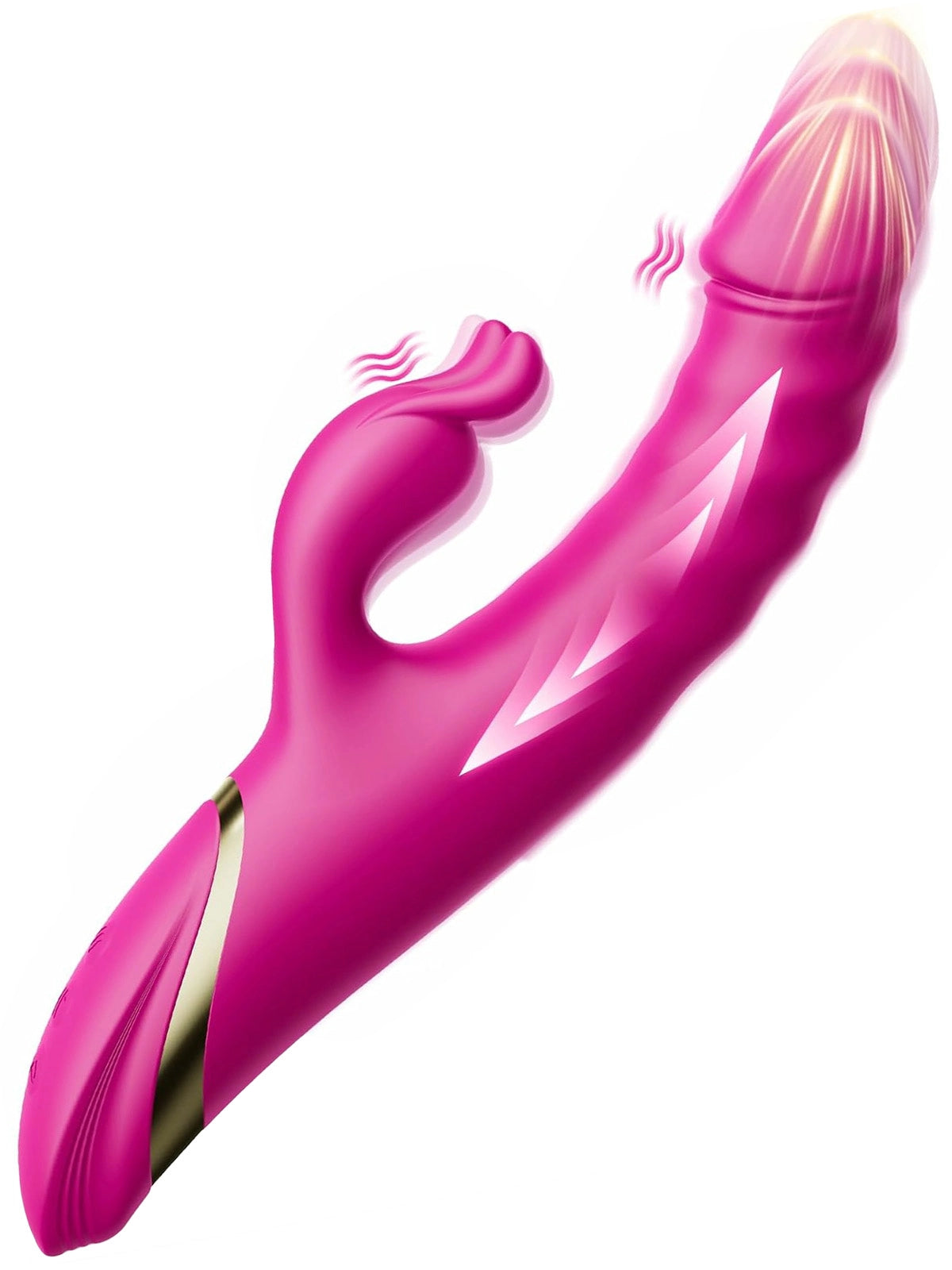 Iris | 5.35" × 1.45" Rabbit Vibrator with High-Speed Thrusting, G-Spot & Clitoral Stimulation