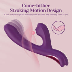 Silas | 4.92" × 1.38" Suction Vibrator with Come-Hither G-Spot Stimulation & Clitoral Suction
