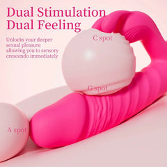 Wren | Rabbit Vibrator with Gentle Thrusting, G-Spot & Clitoral Stimulation